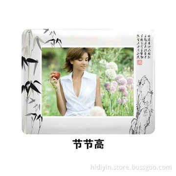 2014 wholesale Touch screen digital photo frame bulk cheap